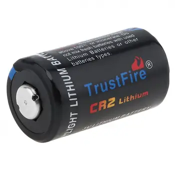 2pcs/veliko TrustFire CR2 3V 750mAh za Litijeve Baterije z Varnostno izpustni Ventil za Svetilko / Žaromet / Kamera
