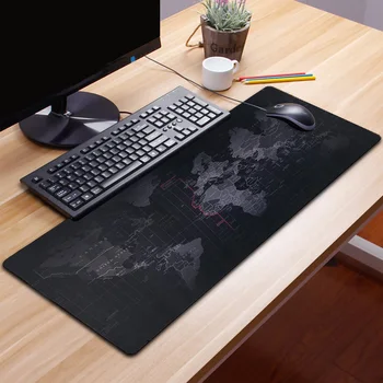 30x70cm/30x80cm/40x90cm Zemljevidu Sveta Mousepad Zaklepanje Robu Velike Gume Mouse Pad Nepremočljiva Desk Gaming Mousepad Mat