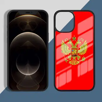 Rusija Zastavo državni grb Primeru Telefon PC za iPhone 11 12 pro XS MAX 8 7 6 6S Plus X 5S SE 2020 XR