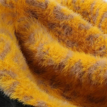 2020 New Visoke Kakovosti Moher Baretka Ženske Modne Zimske Leopard Tiskanja Toplo Baretka Klobuk na Prostem Dekleta Slikar klobuk Elegantno Bonnet