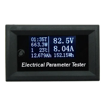 7in1 OLED Večfunkcijsko Tester Napetosti sedanji Čas, temperaturo, zmogljivosti, voltmeter Ampermeter električni merilnik 100v/33v 10A