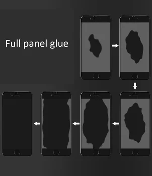 Celoten Zaslon Plošča Lepilo Kritje Kaljeno Steklo Za Xiaomi Mi8 SE Mi 8 2.5 D Ukrivljen oleophobic Visoke kakovosti