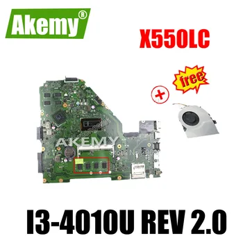 Za Asus X550LD X552L X550LC A550L Y581L X550L K550L DX992L Motherboard X550LC REV2.0 Mainboard I3-4010U GT720 4GB testirani