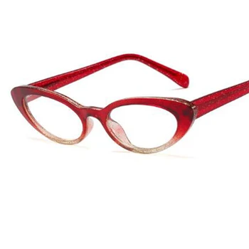 Ozko Cat Eye Glasses Okvir 2020 Nov Prihod Ovalne Očala Okvir Ženski Pregledna Očala Optični Okviri Oculos