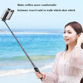 Selfie Palico Stojalo Prenosni Vse-v-Enem Strokovno Alumium Lita Lahka Bluetooth Remote Selfie Palico za Pametni Telefon