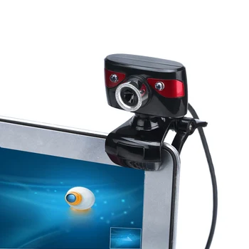 USB 2.0 12.0 milijona slikovnih Pik HD Kamere, spletne Kamere 360-Stopinjski z Mikrofonom Clip-on Webcam za Namizni Skype Računalnik PC, Laptop 2016 Nova