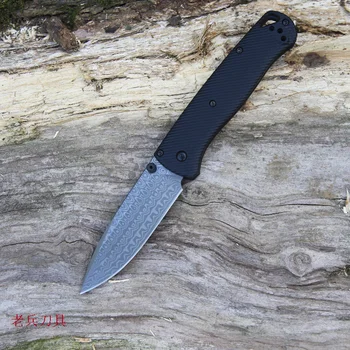 Mack Walker Damask VG10 Jekla, zložljiv nož G10 ročaj Keramični ležaji žep kampiranje self-defense hoja lov orodje