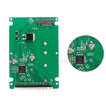 M. 2 NGFF B+M Ključ SATA SSD do 44 Pin 2.5 IDE Pretvornik vmesniško Kartico z ohišjem