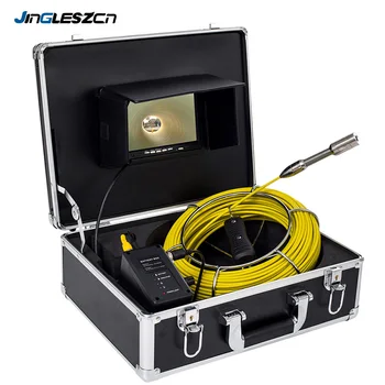 Plinovod-Pregledovalna Kamera Odtočne Kanalizacije Industrijske Endoskop IP68 Vodotesen Kača Video Sistem s 7-Palčni Zaslon LCD z 40M
