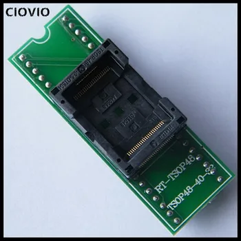 Vrhunska TSOP48, da DIP48 adapter TSOP48 test vtičnico 0,5 mm Igrišču za RT809F RT809H in za XELTEK USB Programer