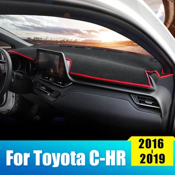 Avto armaturne plošče Izognili Svetlobe Pad Instrument Platformo Desk Kritje Mat Toyota C-HR CHR C VP 2016 2017 2018 2019 2020 Dodatki