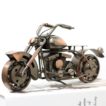 27 cm Velikost motorno kolo, Model Okraski Kovinski Ročno Železa Motocikla Študija Office Home Okna Okraski Dodatki