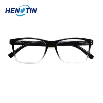 Moda pravokotne obravnavi očala za moške in ženske spomladanski tečaj pisane natisnjeni očala okvirji
