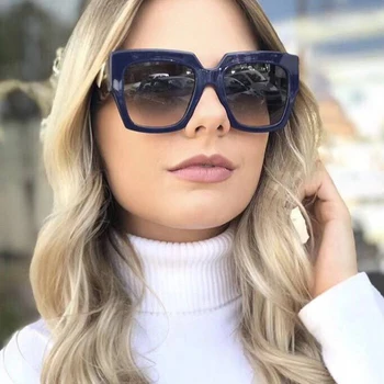 Nove Klasične Kvadratnih sončna Očala Za Ženske Modni Modis Prevelik Letnik Eyeware 2020 Luksuzni Oblikovalec sončna Očala Za Moške UV400
