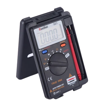 RuoShui VC921 4000 Šteje Mini Palm Digitalni Multimeter Napetost Odpornost Kapacitivnost Zložljive Multimetro Električne tester