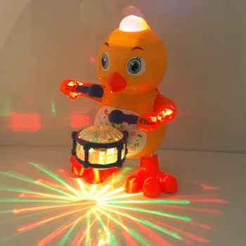 Ples piščanec Baterija Upravlja Igrača Slika Dejanje Igrača z Utripajoče Luči, Električna Univerzalni Glasbeni Otroške Igrače