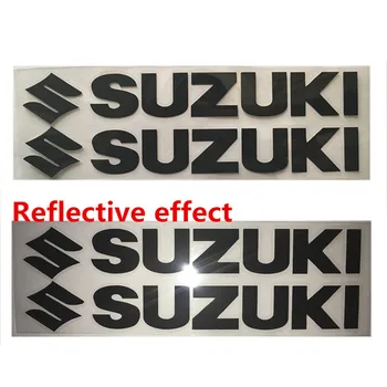 1 par logotip blagovne znamke del avto slog reflektivni moto nalepko universal pribor motocikla, okraski za suzuki motocikla nalepka