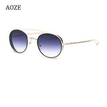 2020cool moda systempunk slog okrogla kovinska sončna očala letnik gradient oblikovanje blagovne znamke sončna očala sončna očala gafas de sol hombre