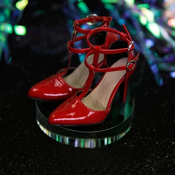NOVO BJD Lutka Čevlji z Visoko peto čevlje Laser kovinski sodobne Koničasti čevlji 1/3 BJD DD SD16 5 barv Lutka dodatki