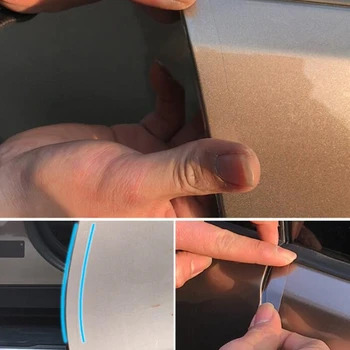 1.5cmx5m TPU karoserije Vrata Robov Barva Zaščitni Film Anti-Scratch Zaviti Nalepke Auto Avtomobilov Styling Pribor Nalepke