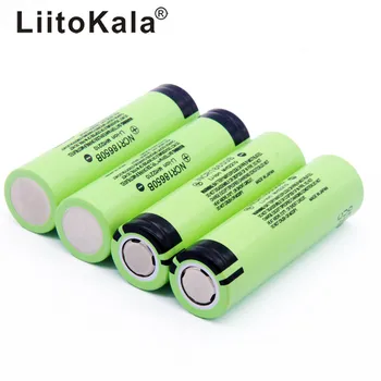 Vroče 6pcs LiitoKala novo izvirno NCR18650B 34B 3,7 V 18650 3400mAh polnilna litijeva baterija za svetilko bat