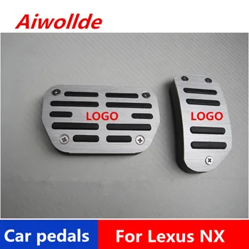 Auto Dodatki Aluminija avto pedala Za Lexus NX NX200t NX300h Pedal za Plin Zavorni Pedal Noge Pedal