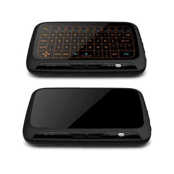 Visoka Kakovost H18 2.4 G Wireless Mini Osvetlitev Tipkovnice z Velikimi Touchpad za Raspberry Pi 3 za Prenosni RAČUNALNIK za Android TV Box