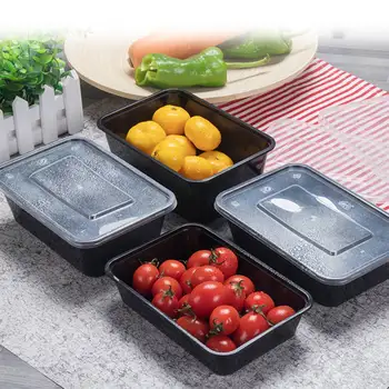 Microwavable Obrok Hrane Posode za Shranjevanje Večkratno uporabo Kosilo Škatle Bento Polje Okolju prijazno Piknik Hrano za Shranjevanje Posode 10 Kos Set