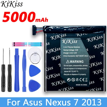Original KiKiss Baterija Za Asus Nexus 7 II 2 2. 2013 ME57K ME57KL K00 5000mAh C11P1303 Tablet Baterija Za Asus Nexus7 2013