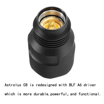 Astrolux C8 XP-L HI 1300Lumens 7/4modes A6 Voznik Taktično EOS LED Nepremočljiva Taktično Svetilko 18650 Baterijo Prostem Bakle,