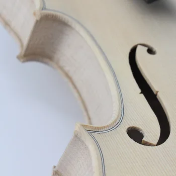 Tovarniško Nedokončane Violino Selektivno 25 Let, Naravno Sušene Flamed Javor Nazaj Smreka Vrh Bele Prazno Violino Glasbenih Instrumentov
