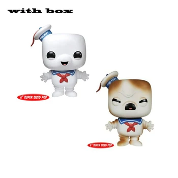 GhostBusters POP Bivanje Puft Marshmallow Človek #109 polje z Vinil figuric brinquedos Zbirka Model Igrače za Otroke darilo
