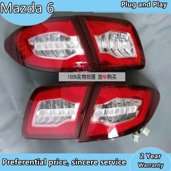Avto Styling za Mazda 6 zadnje luči 2004-2013 Mazda6 Klasična LED Rep Lučka Zadaj Lučka DRL+Zavora+Park+Signal, led luči