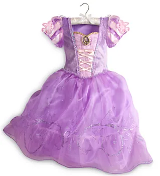Poletje Princesa Obleke, Elegantne Baby Dekleta Rojstni Dan Obleko Otroci Cosplay Kostum Pustni Božično Zabavo Robe Oblačenja Up