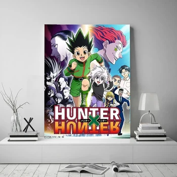 HUNTER X HUNTER Plakat Anime Platno Slikarstvo Estetske Wall Art Skandinavskih Doma Dekoracijo HxH Sliko Za Otrok Spalnica Dekor