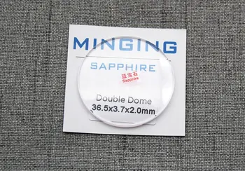 Brezplačna Dostava 1pc 1.6~2.2 mm Debelo Dvojno Kupolo Konkavno Krog Sapphire za Gledanje Zamenjava