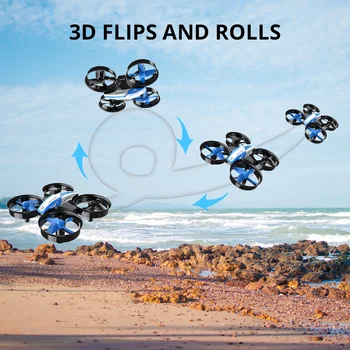 Sveti Kamen Mini Drone Za Otroke Eden Ključnih Zemljišč 3D Auto Flip Lebdi RC Helikopter Mini Majhen brezpilotna letala S 3 Baterije Za Otroke