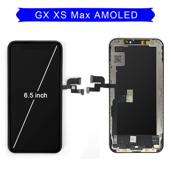 AAA++ AMOLED Ne Dead Pixel Za iPhone XS Max GX LCD Zaslon S 3D Zaslon na Dotik, Računalnike Skupščine Zamenjavo Brezplačno Shipp