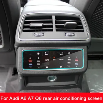 Screen protector za 2019 Audi A6 A7 Q8 zadaj, klimatska zaslon,9H trdnosti, kaljeno steklo zaslona zaščitno folijo