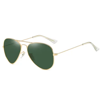 Unisex Klasičnih Pilotni Kovinska sončna Očala blagovne Znamke Oblikovalec RB Letalstva Polarizirana sončna Očala za Moške in Ženske, Modni Sunglass 3025