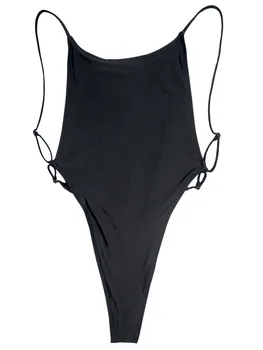 2019 Seksi Monokini visoko izreži En Kos Kopalke Tangice Kopalke Ženske Trikini Backless Triquini Križ Povoj Leotard Kopanje Sui