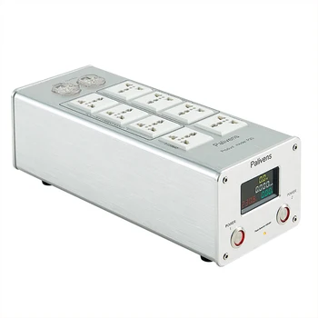 Popolnoma Nova Audio Profesionalno Moč Filter Čistilec Zaščito pred udarom Strele EMI Razširitev Vtičnico 3000W Vhodna Napetost AC 110-250V