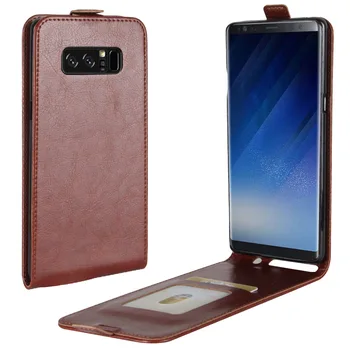 Ohišje za Samsung Galaxy Note 8 N950F N950D/U/N elektronske usnjena torbica Magnetne sponke Tulec, Zaščitni Pokrov, poslovni