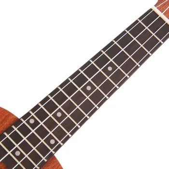 TSAI Električni Ukulele Kitara 21 Palčni Sopran Akustični 4 Strune Ukelele Guitarra Handcraft Les Bela Kitarist, Mahagoni Plug-in