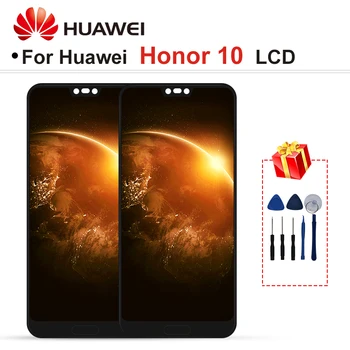 Zaslon Za Huawei Honor 10 LCD-COL-L29 COL-L09 LCD Zaslon Računalnike S čitalcem Prstnih Za Čast 10 Zaslon Z Okvirjem