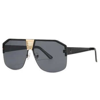 2020 Moda Velik Okvir sončna Očala Moških Kvadratnih Vožnje Očala za Moške Visoke Kakovosti Retro sončna Očala UV400 Odtenki Gafas De Sol