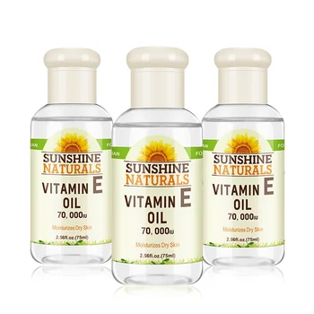Novi Anti-Aging Vitamin E Olje Vlažilne Posvetlite Pege Krči Pore, Učvrstitev Kože, Vitamin E Eterično Olje