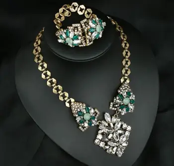 Evropski in Ameriški modni želijo čezmejno eksplozij nakit trgovini retro ženski nakit ogrlica