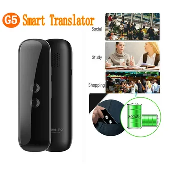 G5 Instant Glasovni Jezik Prevajalec 40 Jezikov WIFI Prevajalec Prenosni Posodobitve Potovanja Business Smart Tolmač