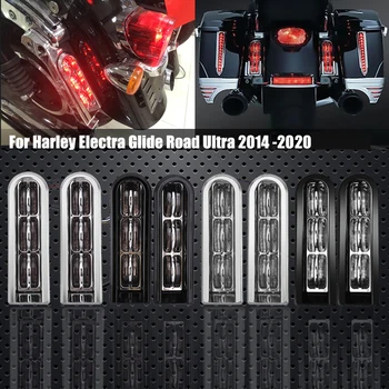 Motorno kolo Bisaga LED Polnila Vstavi Podporo Delujejo Zavore Rep Luč Za Harley Touring FLTRU Cesti Ultra Glide za obdobje-2020